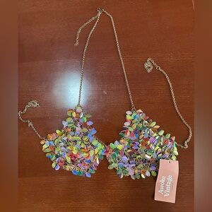 Colorful Sequin Chain Bralette NWT